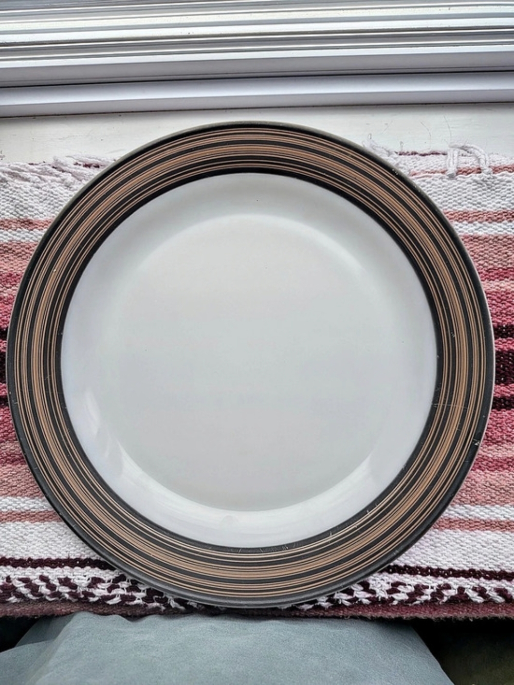 '64-'65 Pyrex Terra Chop Plate | Rare 12.25" Mid-Century Serving Platter LIM EDT